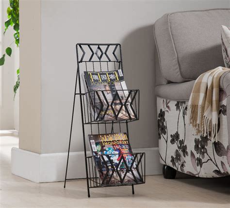 the metal house magazine rack|metal standing magazine rack.